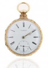 R&G BEESLEY GOLD POCKET WATCHR