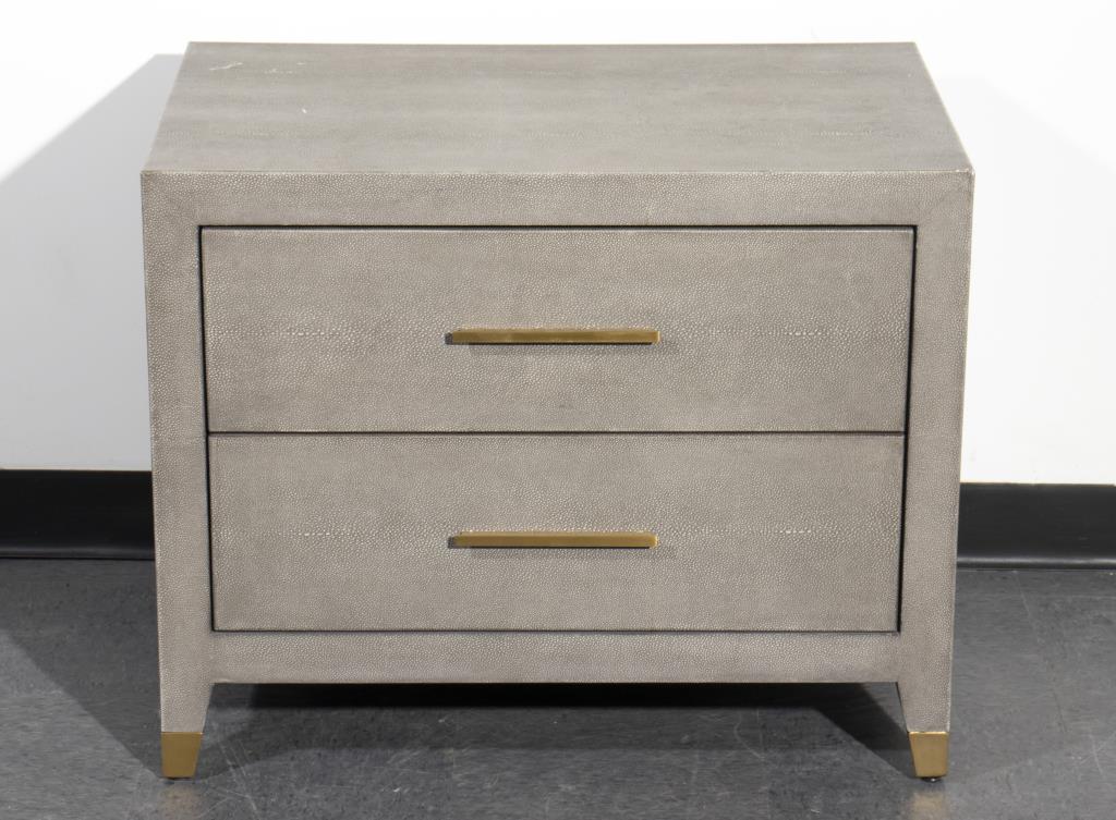 RH "GRAYDON" SHAGREEN EMBOSSED