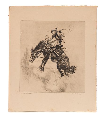 RH PALENSKE ARTIST SIGNED ENGRAVING