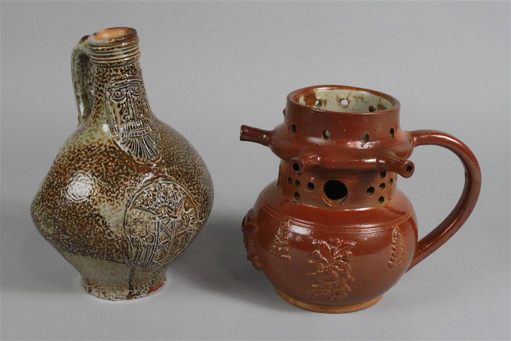 RHENISH SALT GLAZED ''TIGERWARE''