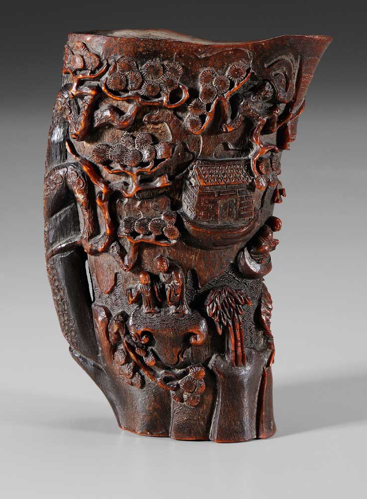 Rhinoceros Horn Libation Cup