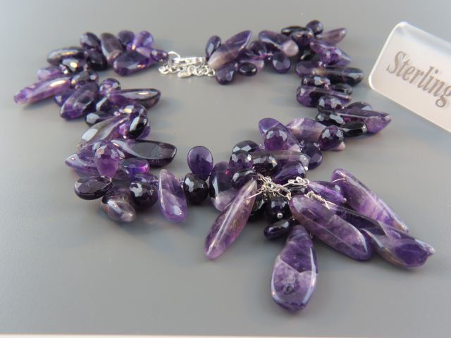 Rhodalite & Sterling Silver