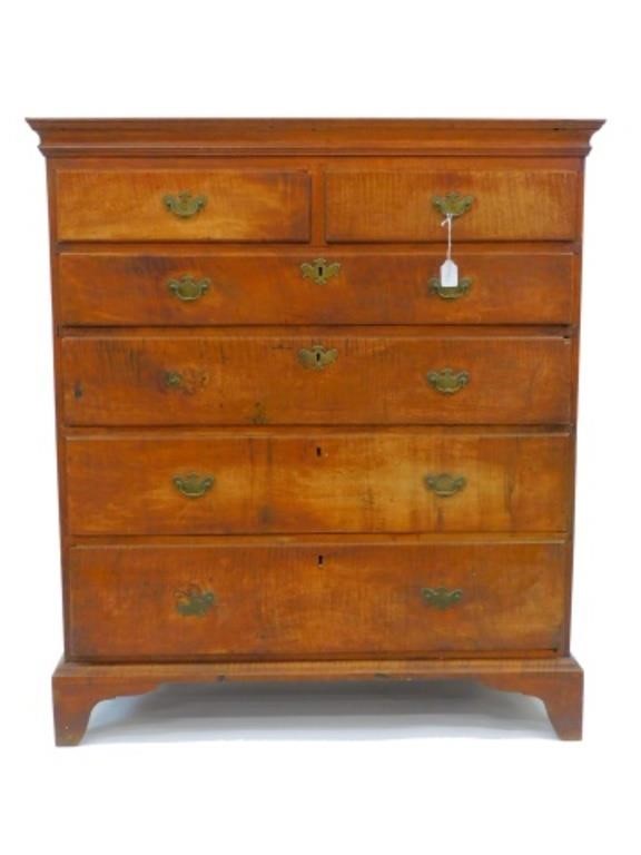 RHODE ISLAND CHEST OF DRAWERS.