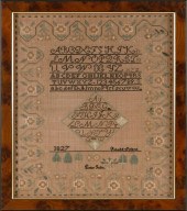 RHODE ISLAND NEEDLEWORK SAMPLE