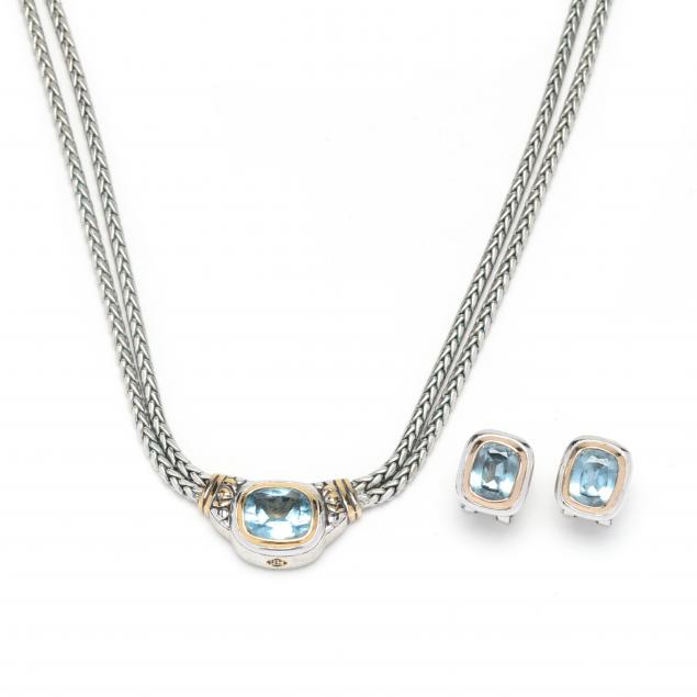 RHODIUM AND SYNTHETIC BLUE SPINEL