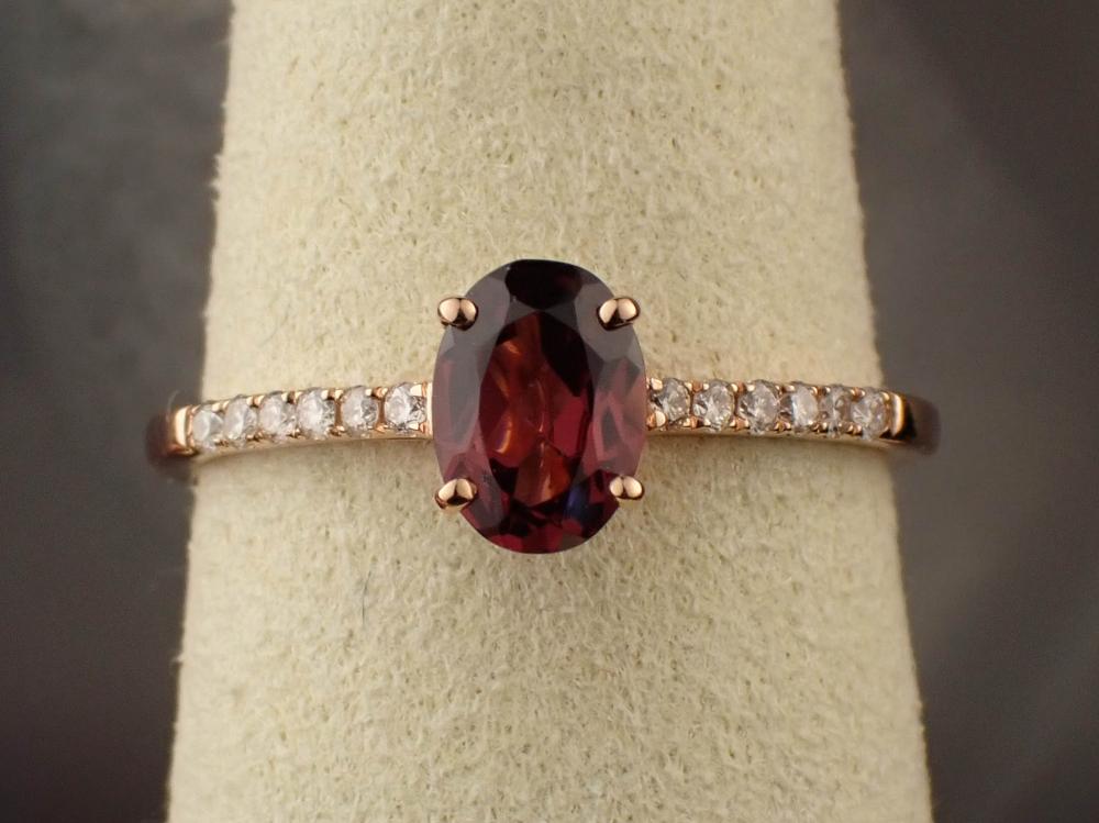RHODOLITE, DIAMOND AND FOURTEEN
