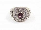 RHODOLITE, DIAMOND AND FOURTEE