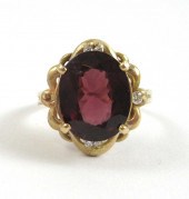 RHODOLITE GARNET, DIAMOND AND