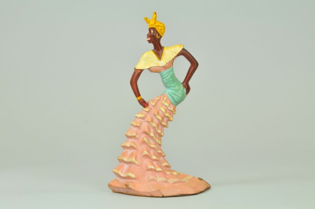 RHUMBA DANCER DOORSTOP Cast iron