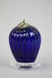 RIBBED KUGEL Cobalt ribbed tea