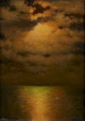 RIBCOWSKY "NOCTURNE" OIL ON CA