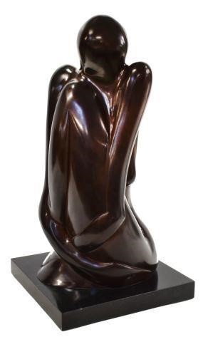 RIC MCCLAIN ABSTRACT NUDE BRONZE