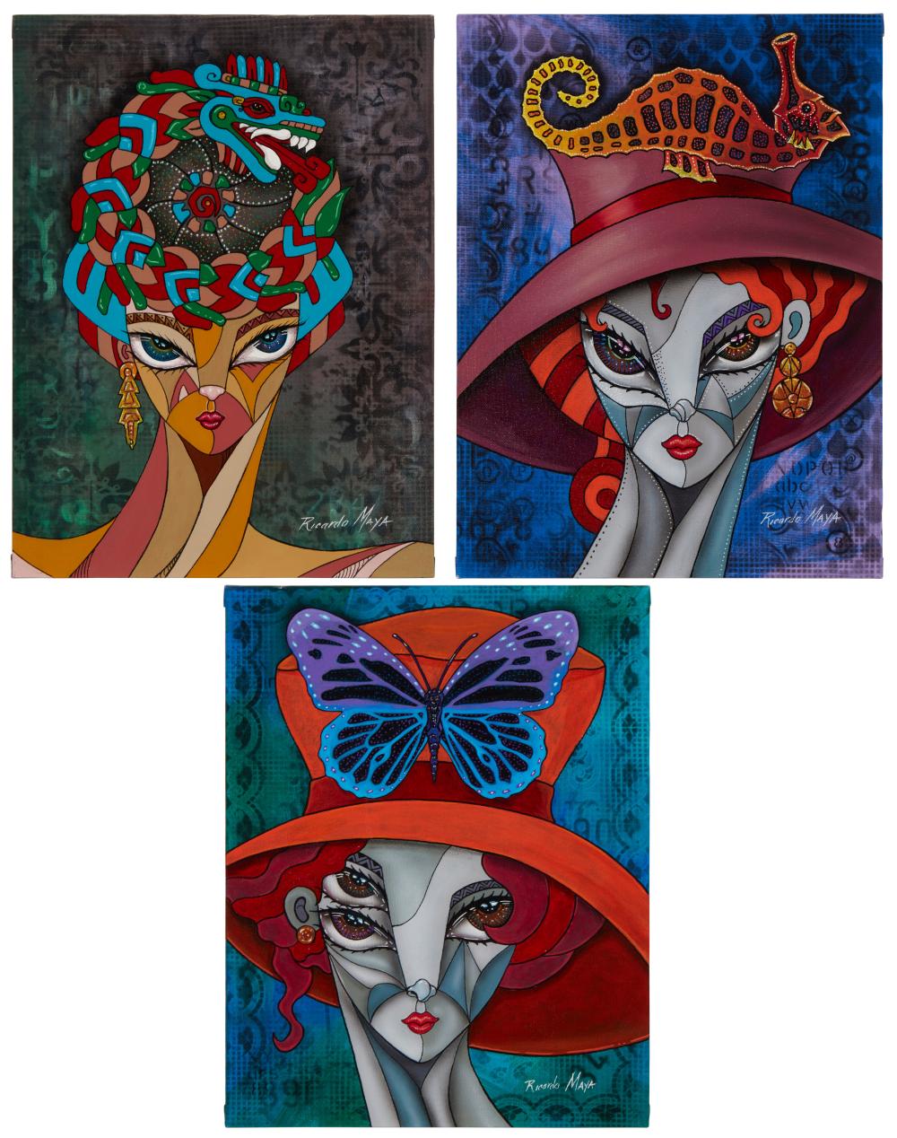 RICARDO MAYA (B. 1969) THREE WORKS: