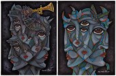 RICARDO MAYA (B. 1969), TWO PA
