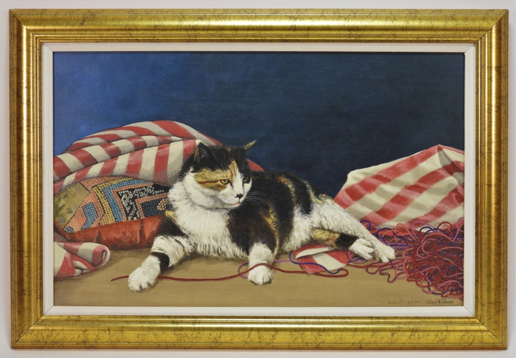 RICHARD A. JOHNSON RECLINING FELINE