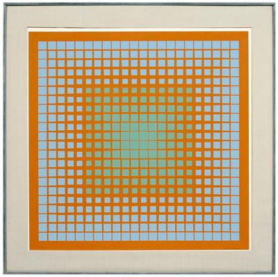 Richard Anuskiewicz silkscreen (New