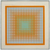 Richard Anuskiewicz silkscreen