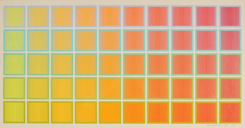 RICHARD ANUSZKIEWICZ OP ART