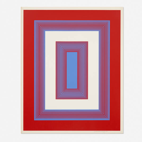 Richard Anuszkiewicz. Red, White