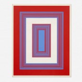 Richard Anuszkiewicz. Red, Whi