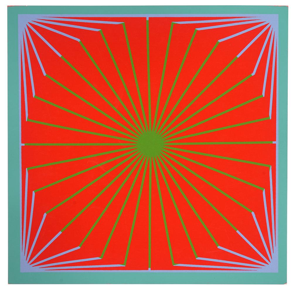 RICHARD ANUSZKIEWICZ SCREENPRINT