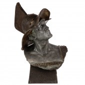 RICHARD AURILI, METAL BUST OF