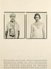 RICHARD AVEDON SIGNED EXHIBITI