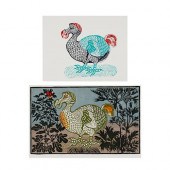 RICHARD BAWDEN, LINOCUTS, DODO