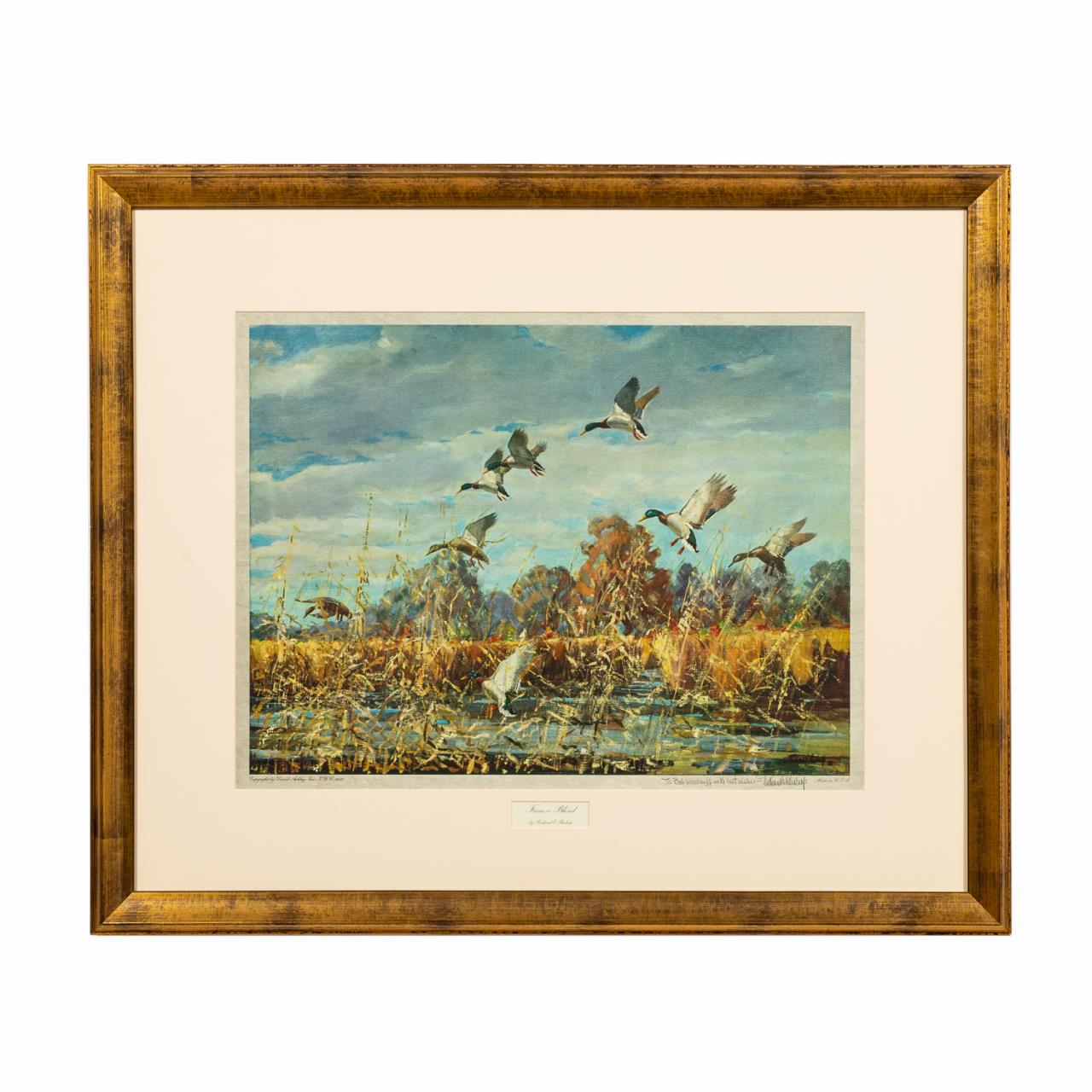 RICHARD BISHOP DUCK HUNTING PRINT