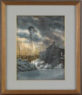 Richard Bollinger watercolor o