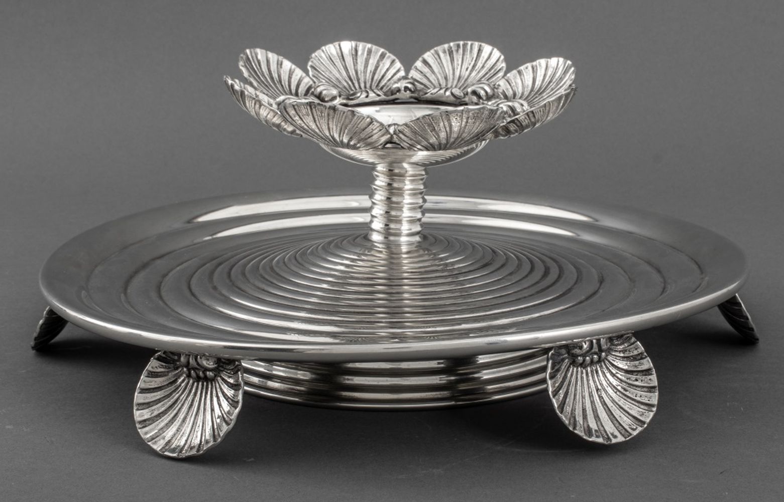 RICHARD CIPOLLA PEWTER CLAMSHELL