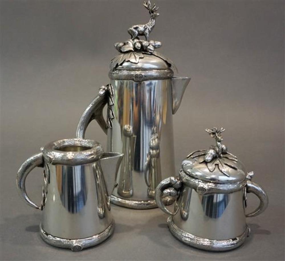 RICHARD CIPOLLA PEWTER STAG MOUNTED