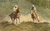 RICHARD D. THOMAS OIL ON BOARD