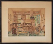 RICHARD G. MALONEY WATERCOLOR