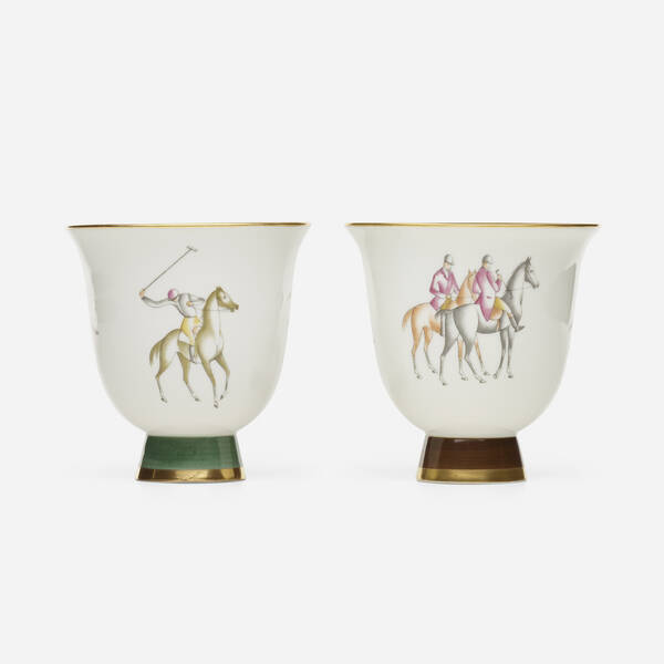 Richard Ginori. Coupes, set of two.