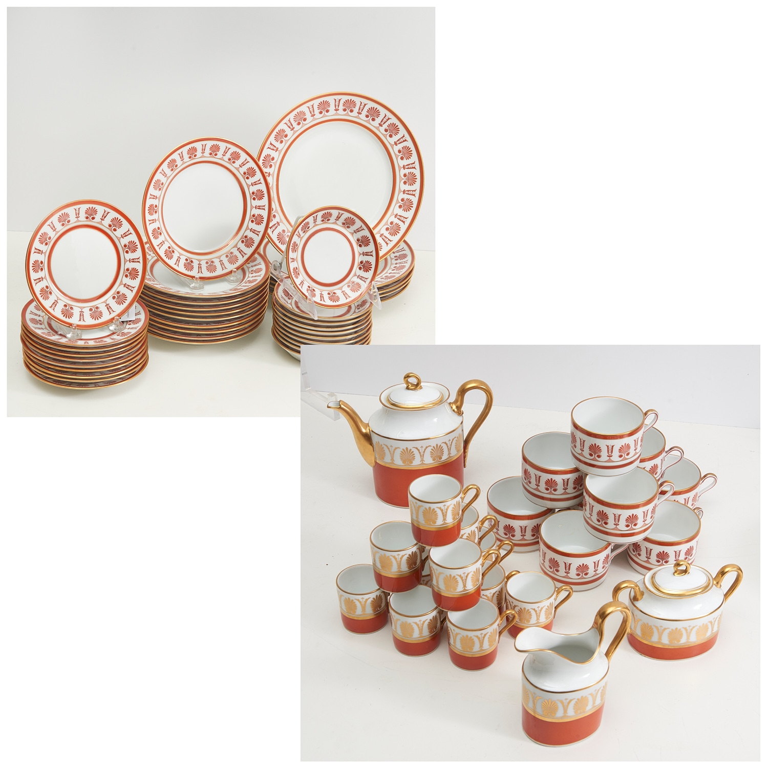 RICHARD GINORI ERCOLANO RED CHINA
