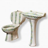 RICHARD GINORI FLORAL PEDESTAL