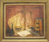 RICHARD GORDON PACKER OIL ON B