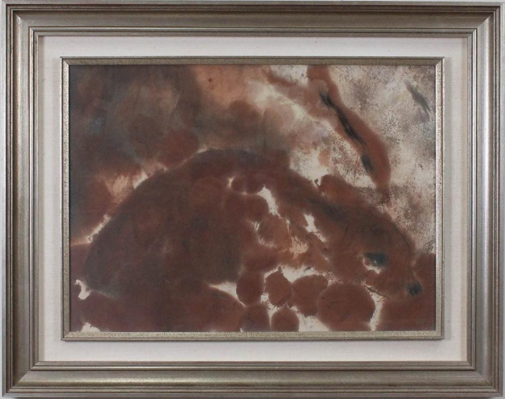 RICHARD H. DAVIS WATERCOLOR ON