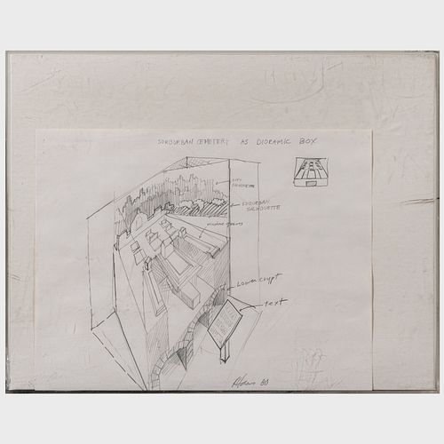RICHARD HAAS (B. 1936): STUDY FOR