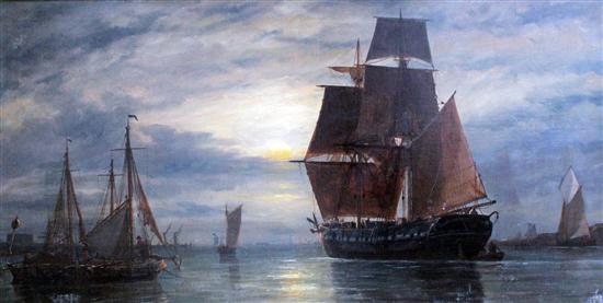 Richard Henry Nibbs (1816-1895) oil