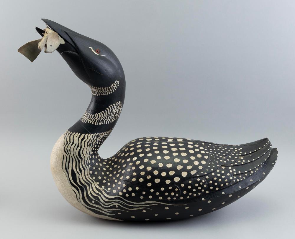 RICHARD J. KACH LOON CARVING