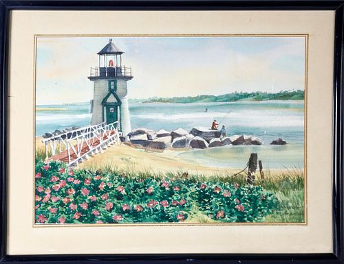 RICHARD K. KAISER WATERCOLOR ON