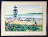 RICHARD K. KAISER WATERCOLOR O