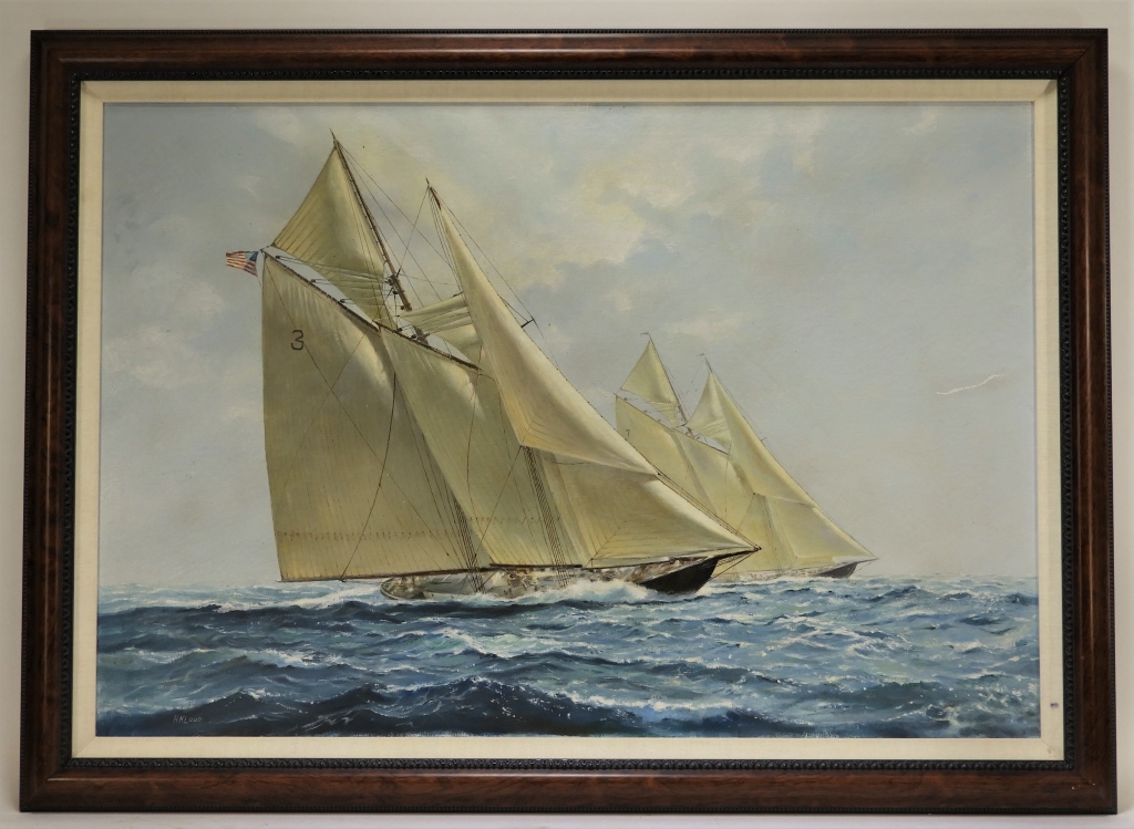 RICHARD K. LOUD AMERICAN SAILBOAT