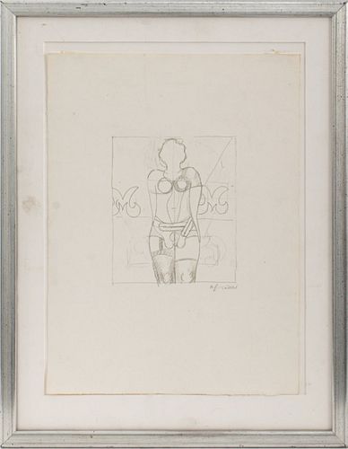 RICHARD LINDNER FEMALE NUDE