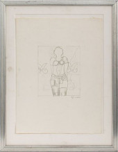 RICHARD LINDNER FEMALE NUDE GR