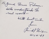 RICHARD NIXON 1999 BOOK SIGNED