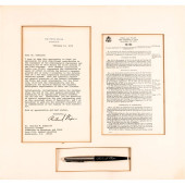 RICHARD NIXON, ACTUAL SIGNING