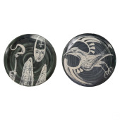 RICHARD PARKINSON 2PC. ART POT
